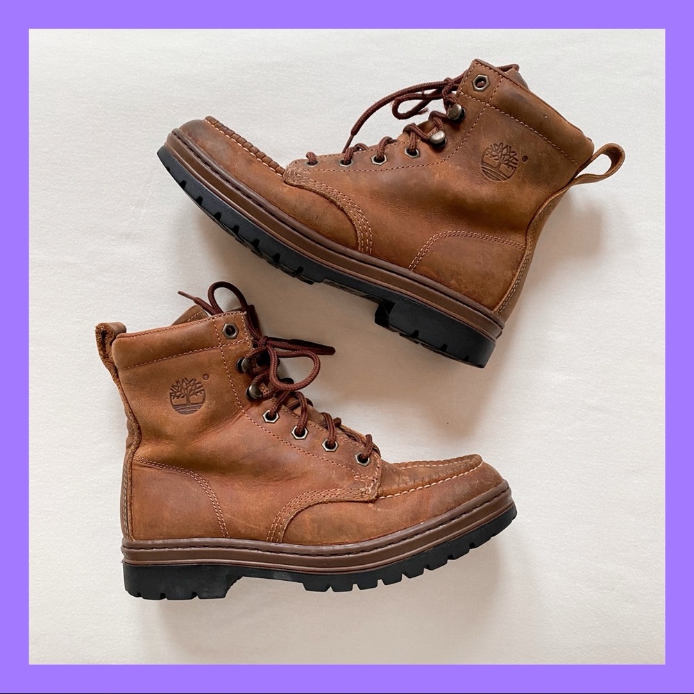 🪵 Rare Vintage Timberland Lace Up Hiking Boots 🥾